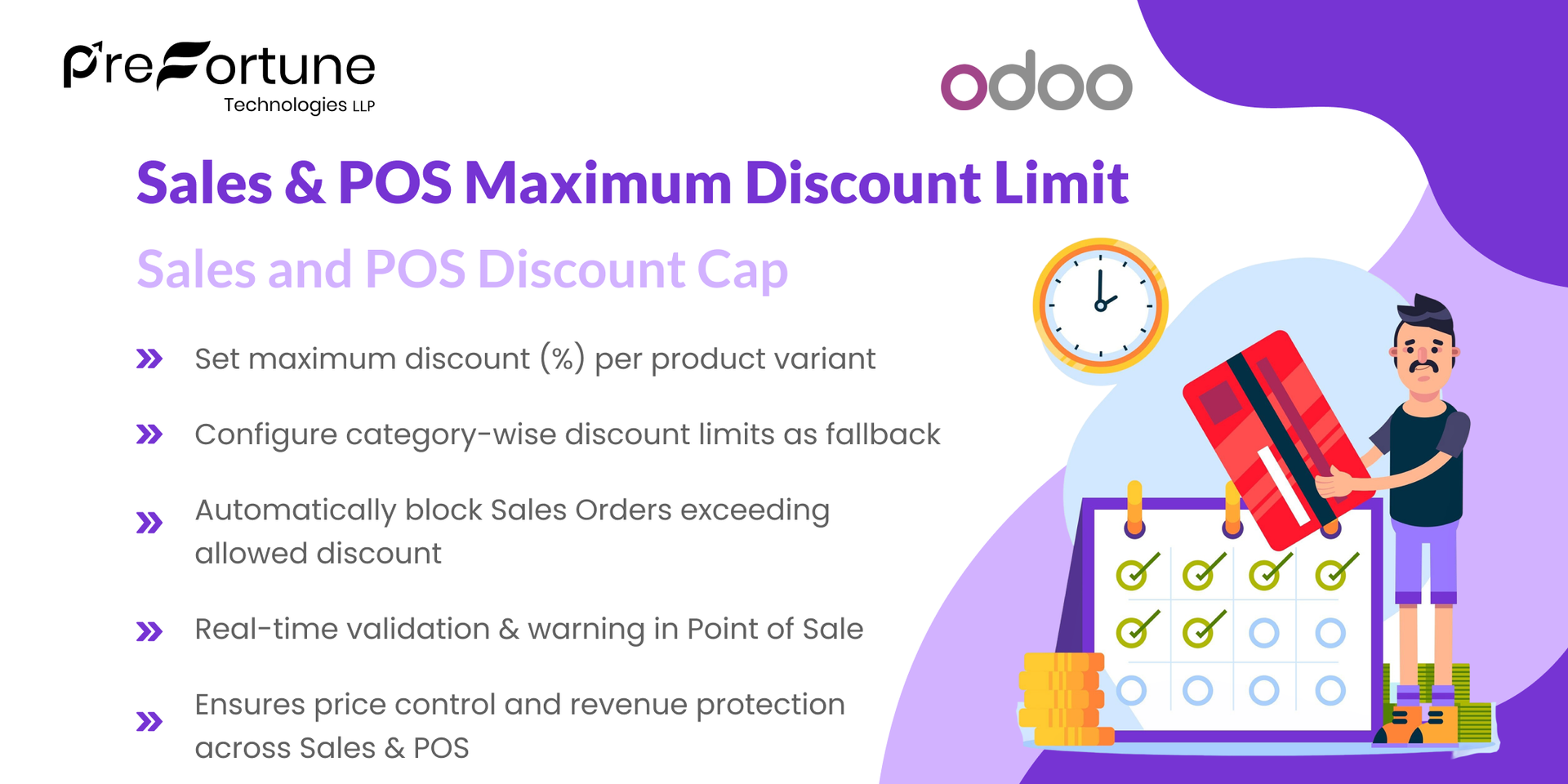 Odoo POS Maximum Discount Limit | Customer Discount Control